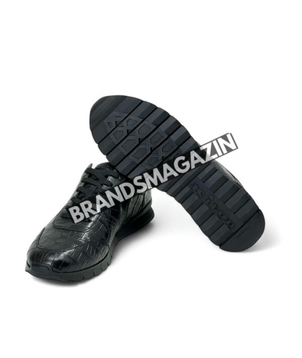 Кроссовки Kiton из кожи крокодила BM47559658677 2