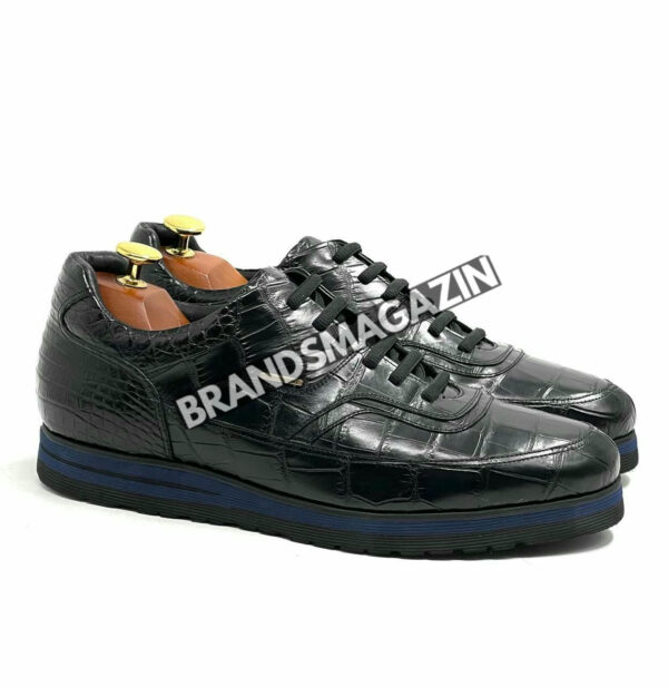 Сникеры Zilli из кожи крокодила BM70751477 3