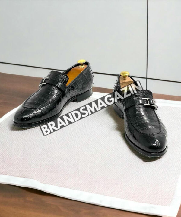 Лоферы Hermes из кожи крокодила BM69789877 Лоферы Hermes из кожи крокодила BM69789877