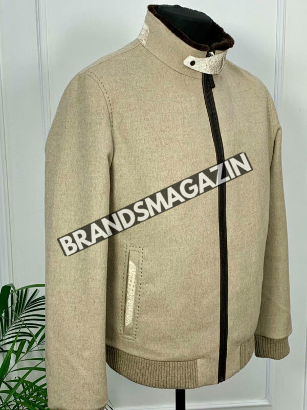 Куртка Brunello Cucinelli вставки из кожи крокодила BM46922474977 2