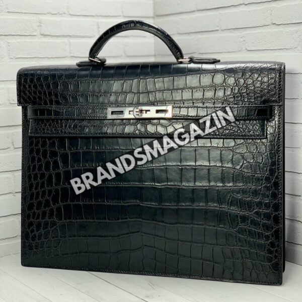 Портфель Hermes из кожи крокодила BM47506700077