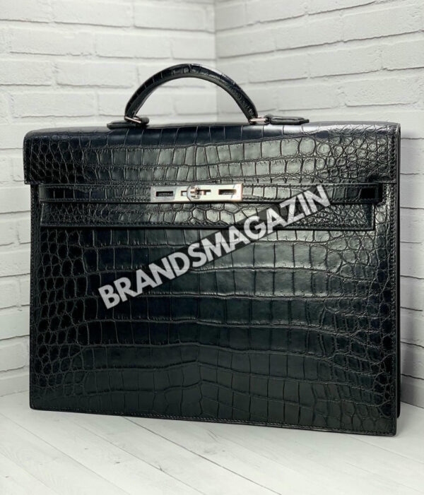 Портфель Hermes из кожи крокодила BM47506700077