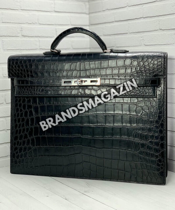 Портфель Hermes из кожи крокодила BM47506700077