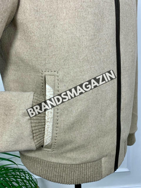Куртка Brunello Cucinelli вставки из кожи крокодила BM46922474977 6