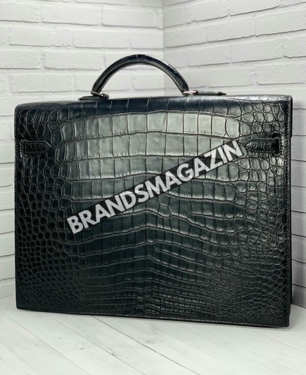 Портфель Hermes из кожи крокодила BM47506700077 3