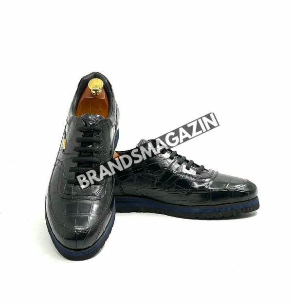 Сникеры Zilli из кожи крокодила BM70751477 5