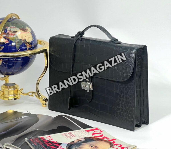 Портфель Hermes из кожи крокодила BM47630129777