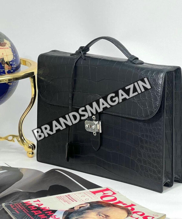 Портфель Hermes из кожи крокодила BM47630129777 Портфель Hermes из кожи крокодила BM47630129777