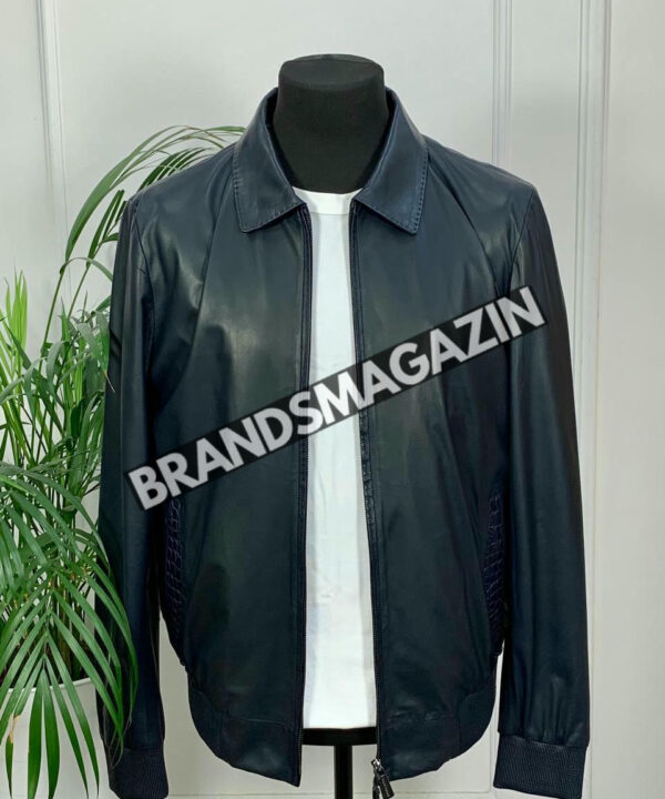 Куртка Franck Namani вставки из кожи крокодила BM46543778077 Куртка Franck Namani вставки из кожи крокодила BM46543778077