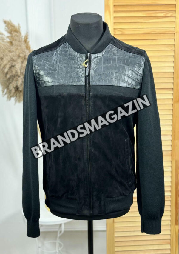 Куртка Zilli вставка кожа крокодила BM46266204277