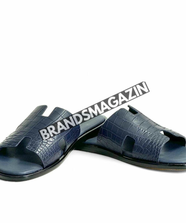 Шлепанцы Hermes из кожи крокодила BM71870977 Шлепанцы Hermes из кожи крокодила BM71870977