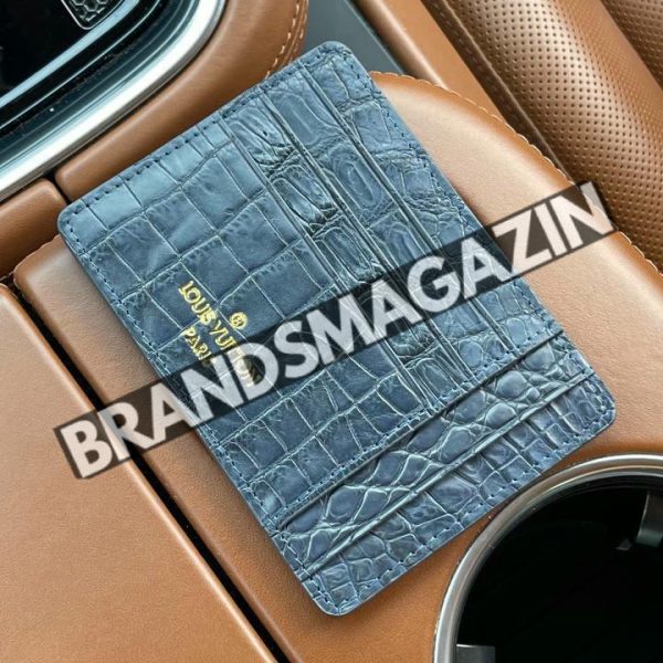 Картхолдер Louis Vuitton из кожи крокодила BM47449757877