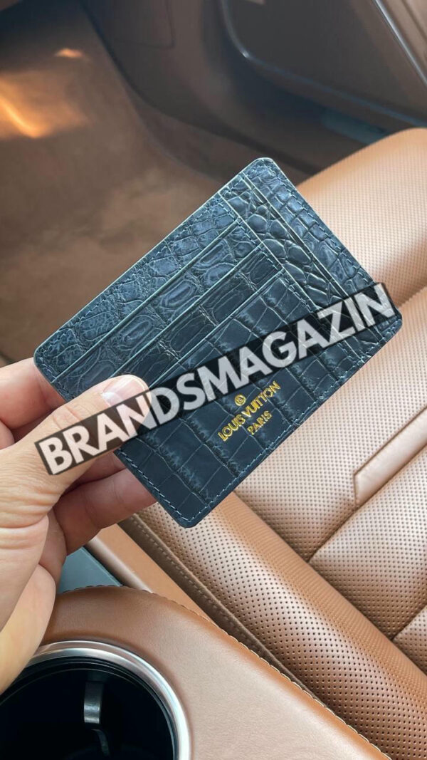 Картхолдер Louis Vuitton из кожи крокодила BM47449757877 3