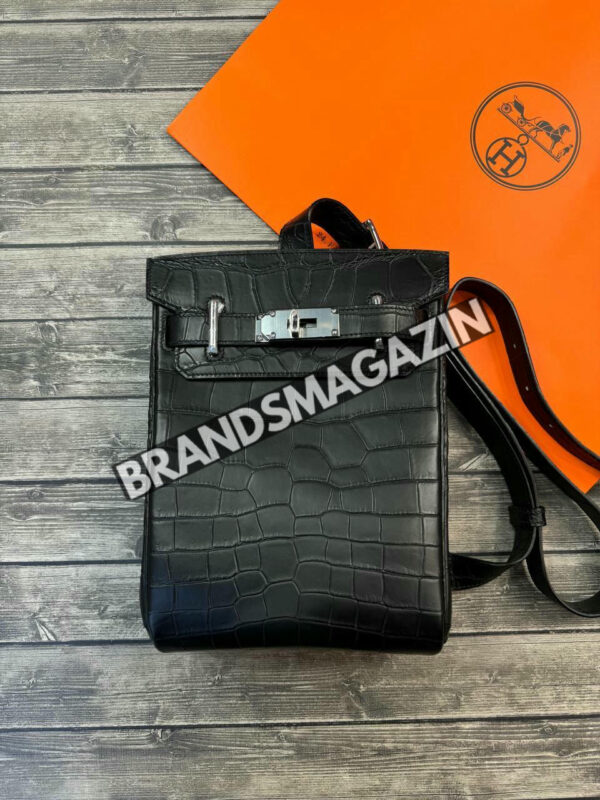 Сумка-слинг Hermes из кожи крокодила BM47437985077