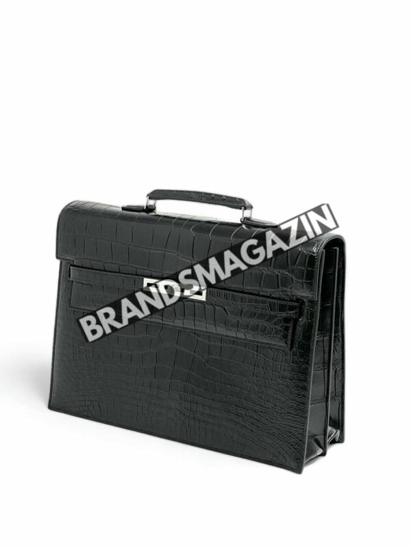 Портфель Hermes из кожи крокодила BM46092246977