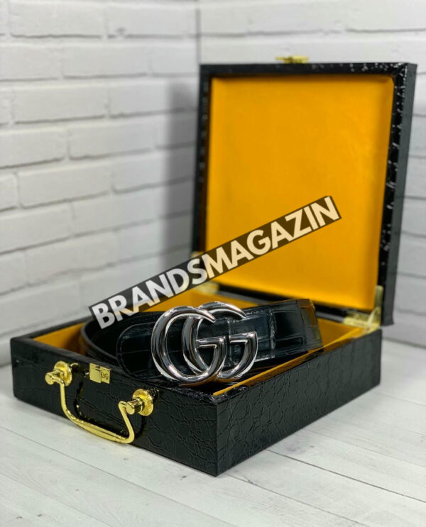Ремень Gucci из кожи крокодила BM47449891677