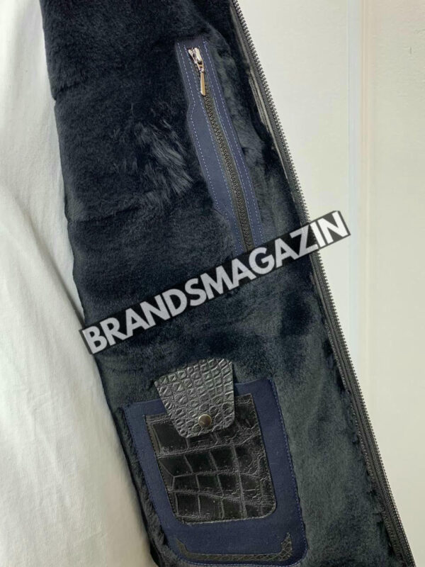 Куртка Brunello Cucinelli вставка из кожи крокодила BM46922522277 5