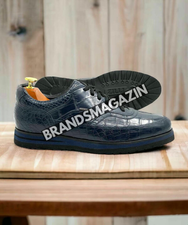 Сникеры Zilli из кожи крокодила BM71288277 Сникеры Zilli из кожи крокодила BM71288277