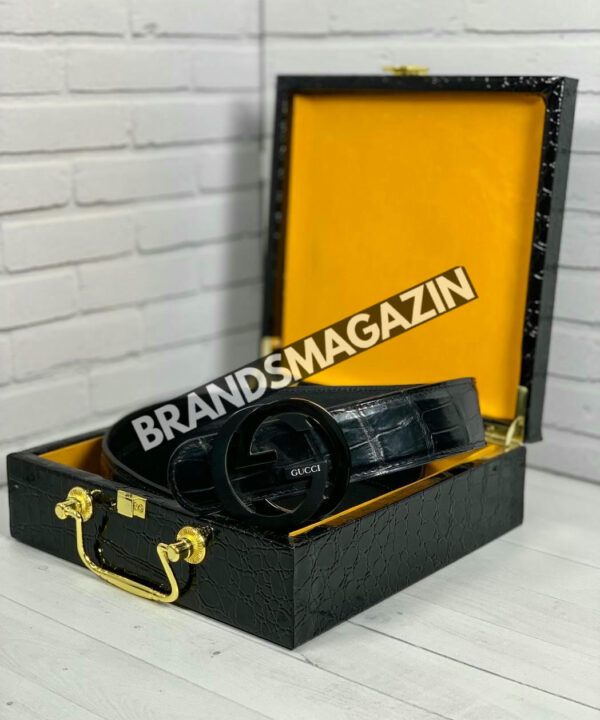 Ремень Gucci из кожи крокодила BM47449893777 Ремень Gucci из кожи крокодила BM47449893777