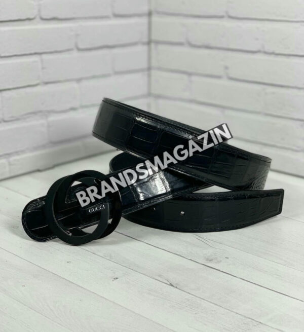 Ремень Gucci из кожи крокодила BM47449893777 2