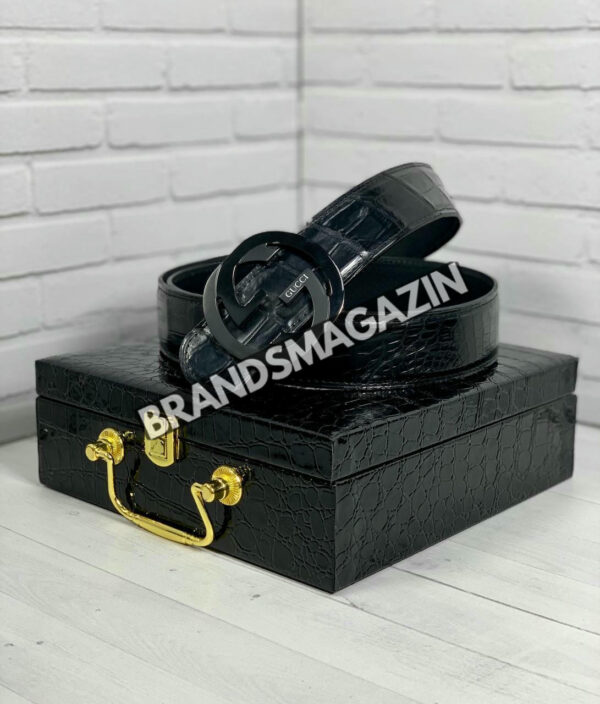 Ремень Gucci из кожи крокодила BM47449893777 3