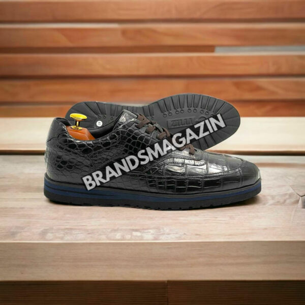 Сникеры Zilli из кожи крокодила BM7454377