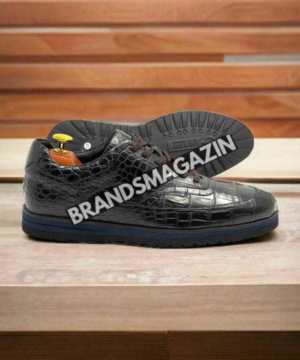 Сникеры Zilli из кожи крокодила BM7454377 Сникеры Zilli из кожи крокодила BM7454377