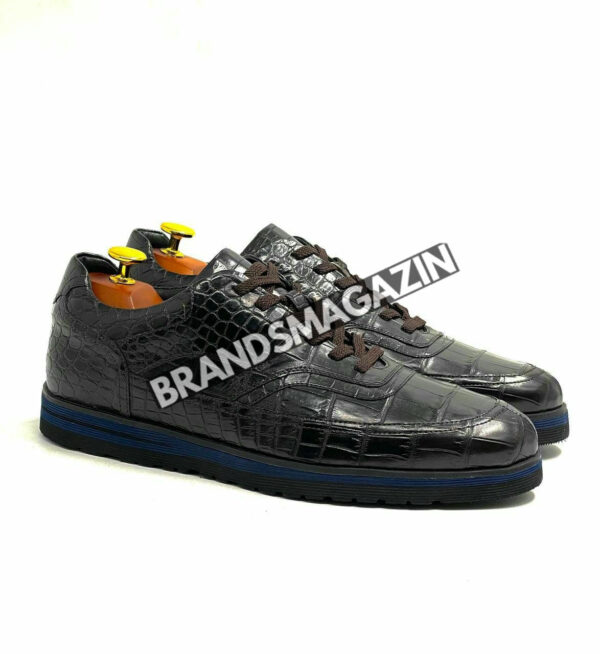 Сникеры Zilli из кожи крокодила BM7454377 2
