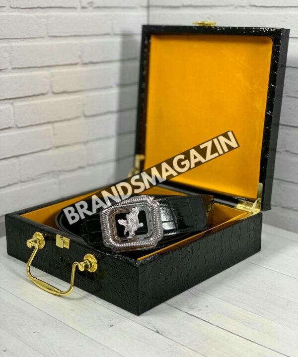 Ремень Stefano Ricci из кожи крокодила BM47449937677 Ремень Stefano Ricci из кожи крокодила BM47449937677