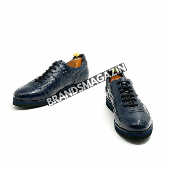Сникеры Zilli из кожи крокодила BM71288977 2