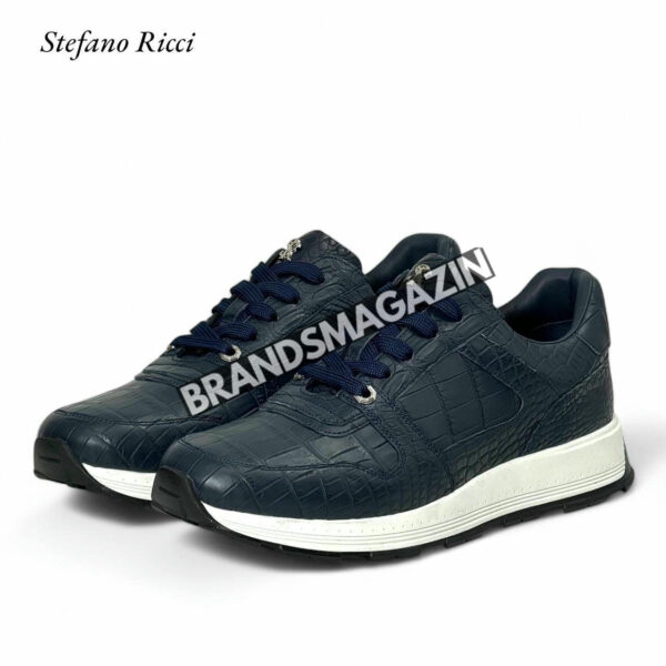 Кроссовки Stefano Ricci из кожи крокодила BM47586971477 3