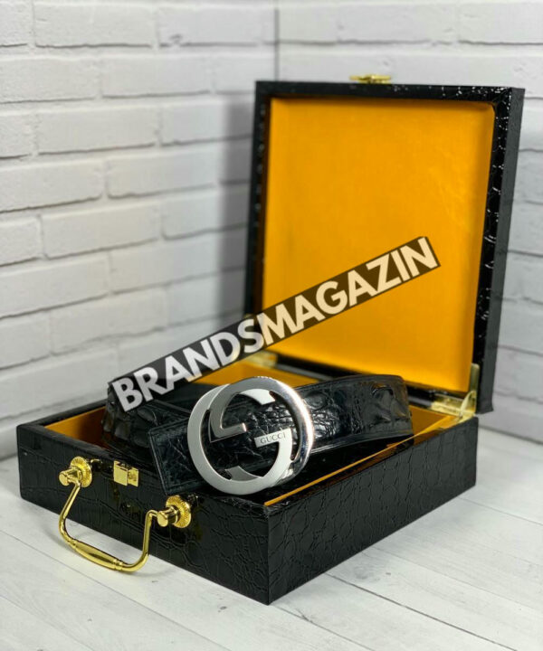 Ремень Gucci из кожи крокодила BM47449899277 Ремень Gucci из кожи крокодила BM47449899277