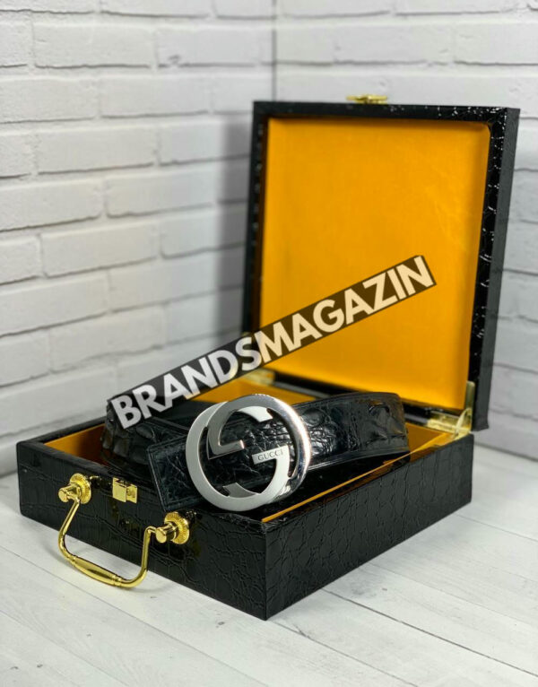 Ремень Gucci из кожи крокодила BM47449899277