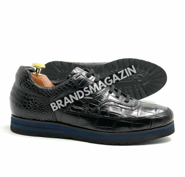Сникеры Zilli из кожи крокодила BM7451577 5