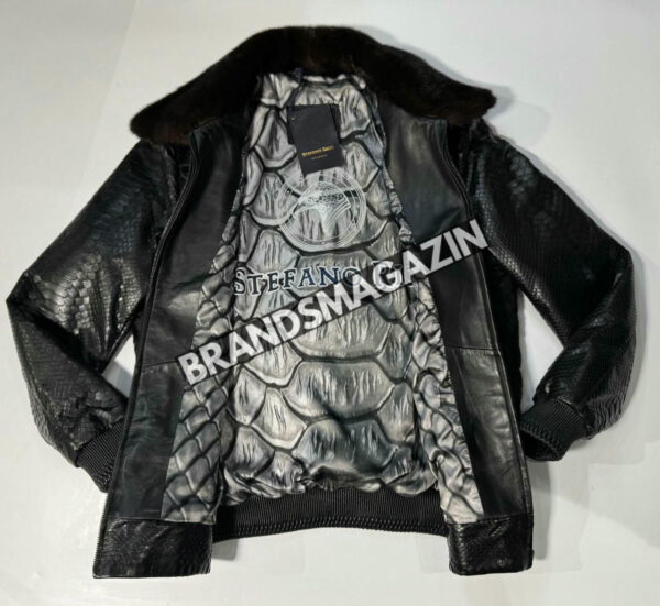 Куртка Stefano Ricci вставка из кожи питона BM47024920177 3