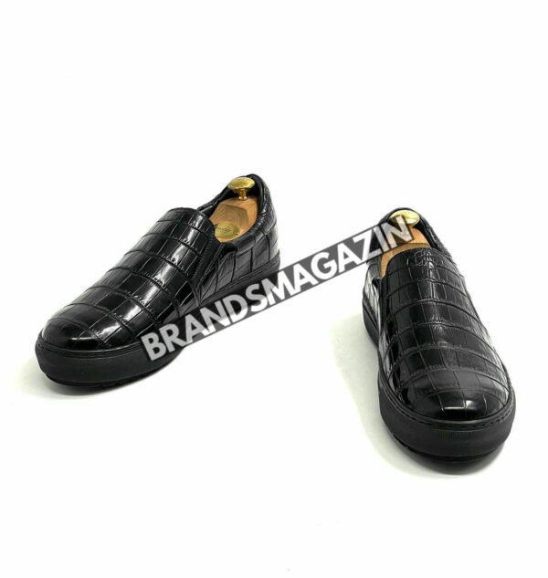 Слипоны Zilli из кожи крокодила BM7450977 2