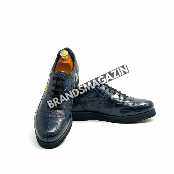 Сникеры Zilli из кожи крокодила BM71288977 5