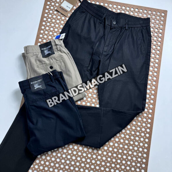 Льняные брюки Burberry BM71342877