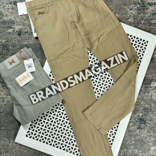 Льняные брюки Hermes BM70593377