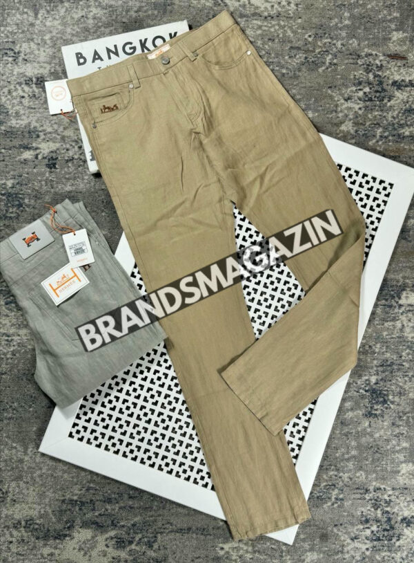 Льняные брюки Hermes BM70593377
