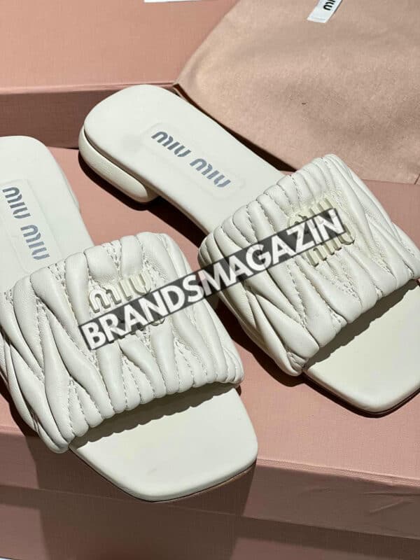 Шлепанцы MIU MIU BM71731677 3