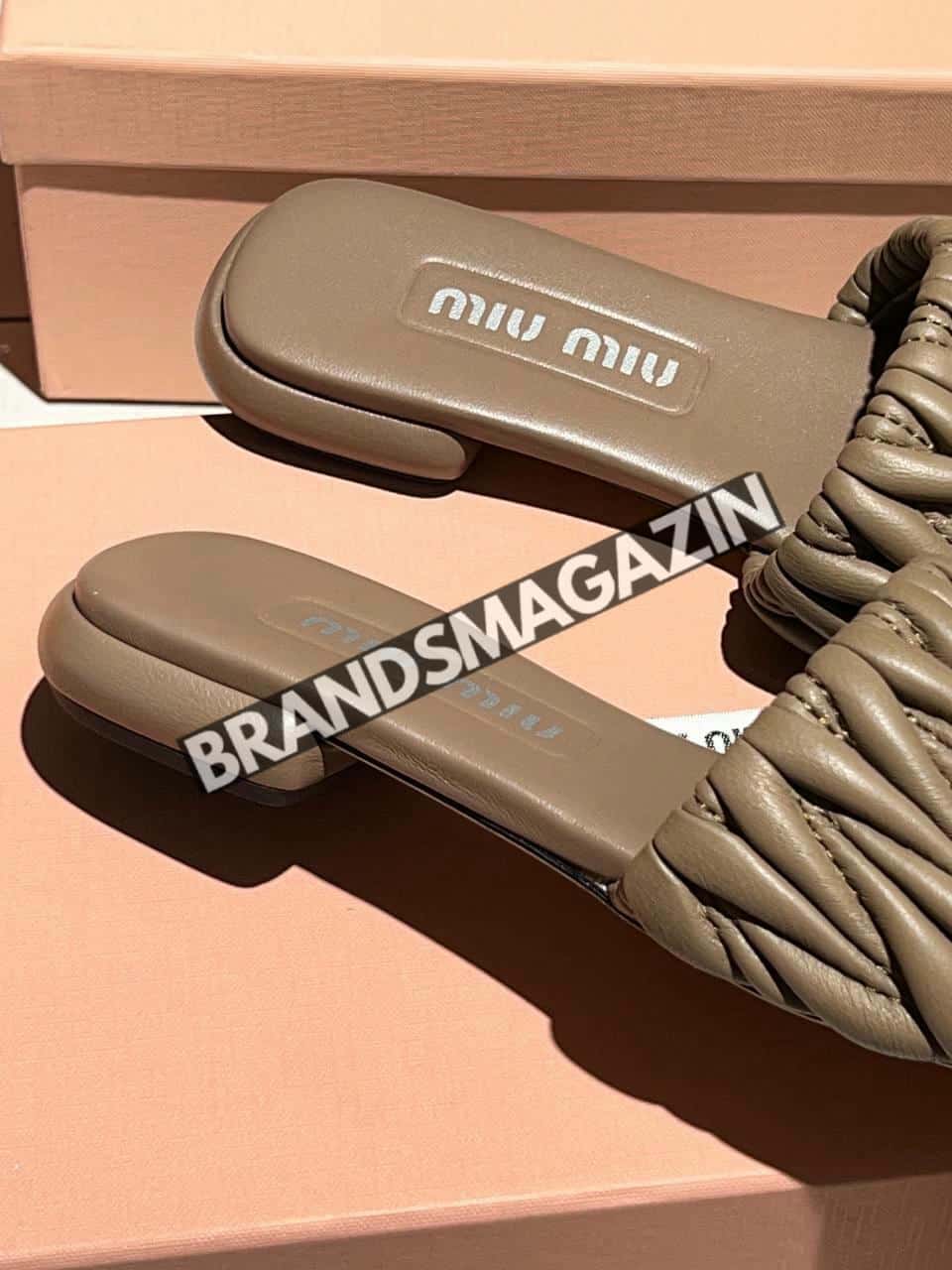 Шлепанцы MIU MIU BM71732077 2 Шлепанцы MIU MIU BM71732077 2