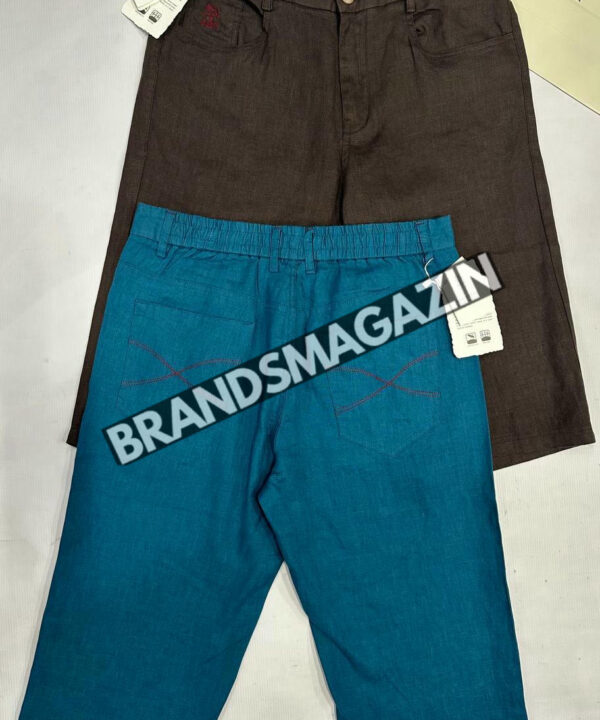 Льняные шорты Brunello Cucinelli BM72150277 Льняные шорты Brunello Cucinelli BM72150277