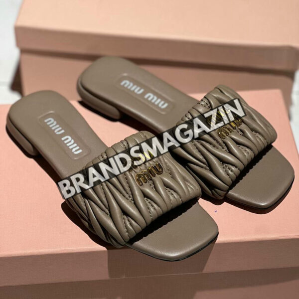 Шлепанцы MIU MIU BM71732077