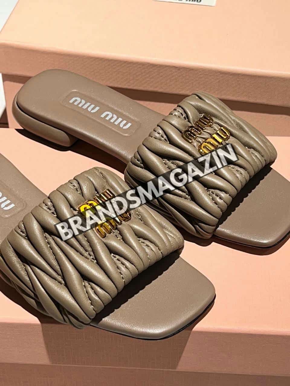 Шлепанцы MIU MIU BM71732077 3 Шлепанцы MIU MIU BM71732077 3