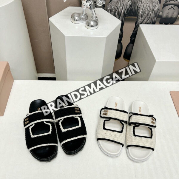 Шлепанцы MIU MIU BM71877977