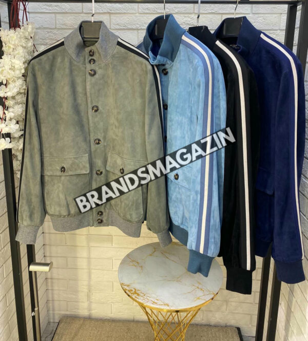 Замшевый бомер Kiton BM46352632577 2