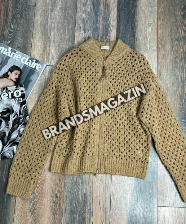 Кардиган Brunello Cucinelli BM47593360877 Кардиган Brunello Cucinelli BM47593360877