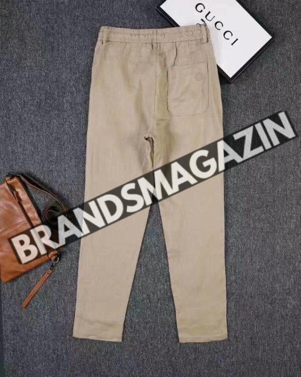 Льняные брюки Hermes BM70296277 3