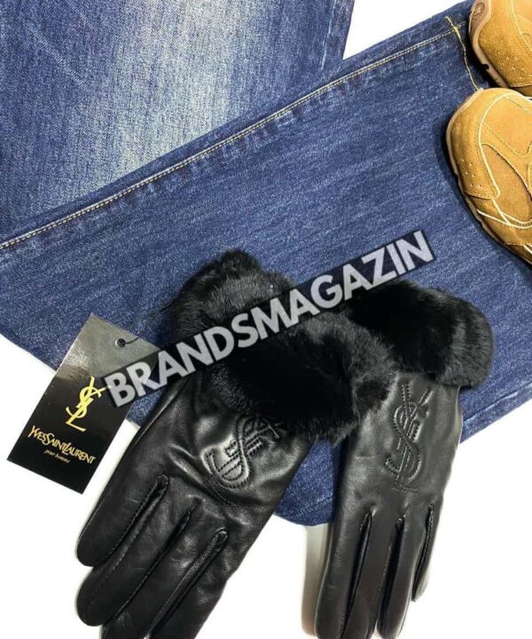 Перчатки Yves Saint Laurent BM46780805377 Перчатки Yves Saint Laurent BM46780805377